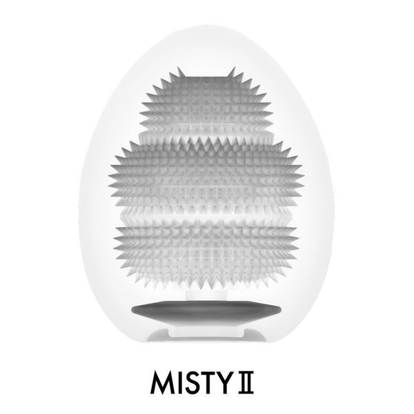 Мастурбатор-яйцо Tenga Egg Misty II, плотный TPE, пробник лубриканта 5 мл SO9802 фото