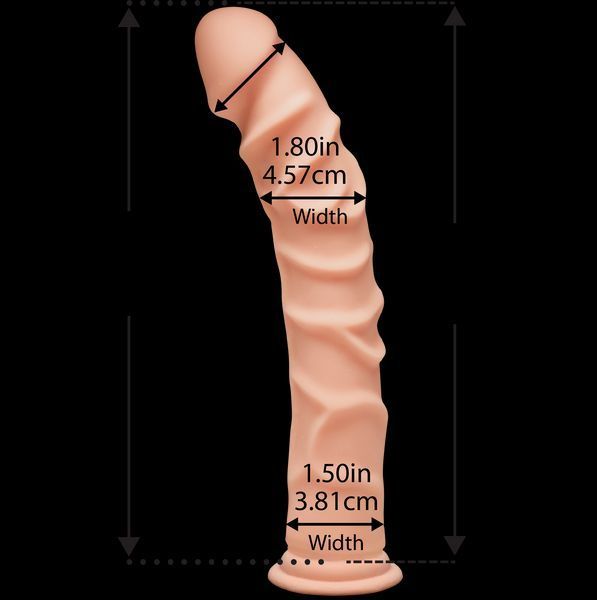 Фалоімітатор Doc Johnson The D - Ragin D - 10 Inch Without Balls - ULTRASKYN, діаметр 3,8 см SO1592 фото