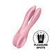 Кліторальний вібратор Satisfyer Threesome 1 Pink з трьома гнучкими пальчиками SO6985 фото