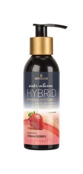 Смазка водно-силиконовая Sensuva Hybrid Strawberry (125 мл) без сахара, можно для оральных ласк SO3245 фото