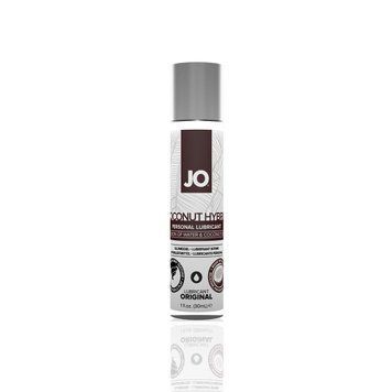Смазка-крем с кокосовым маслом JO Coconut Hybrid ORIGINAL (30 мл) белая SO1484 фото