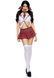 (SALE) Leg Avenue Miss Prep School XS Red SO8548 фото 2