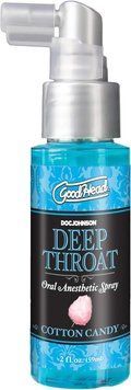 Распродажа!!! Спрей для минета Doc Johnson GoodHead DeepThroat - Cotton Candy 59 мл (срок 01.2026) SX1321-R фото