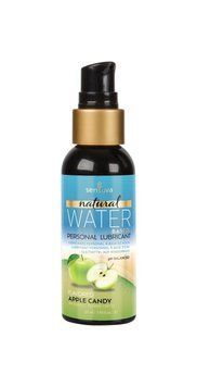 Смазка на водной основе Sensuva Natural Water-Based Apple Candy (57мл) без глицерина и парабенов SO3219 фото