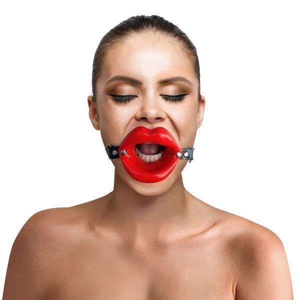 Кляп-расширитель в форме губ Art of Sex &ndash; Gag Lips, натуральная кожа SO5148 фото