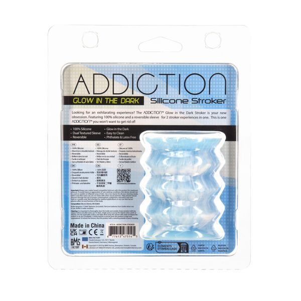 Мастурбатор ADDICTION Silicone Reversible Stroker &ndash; Glow in the Dark SX1296 фото