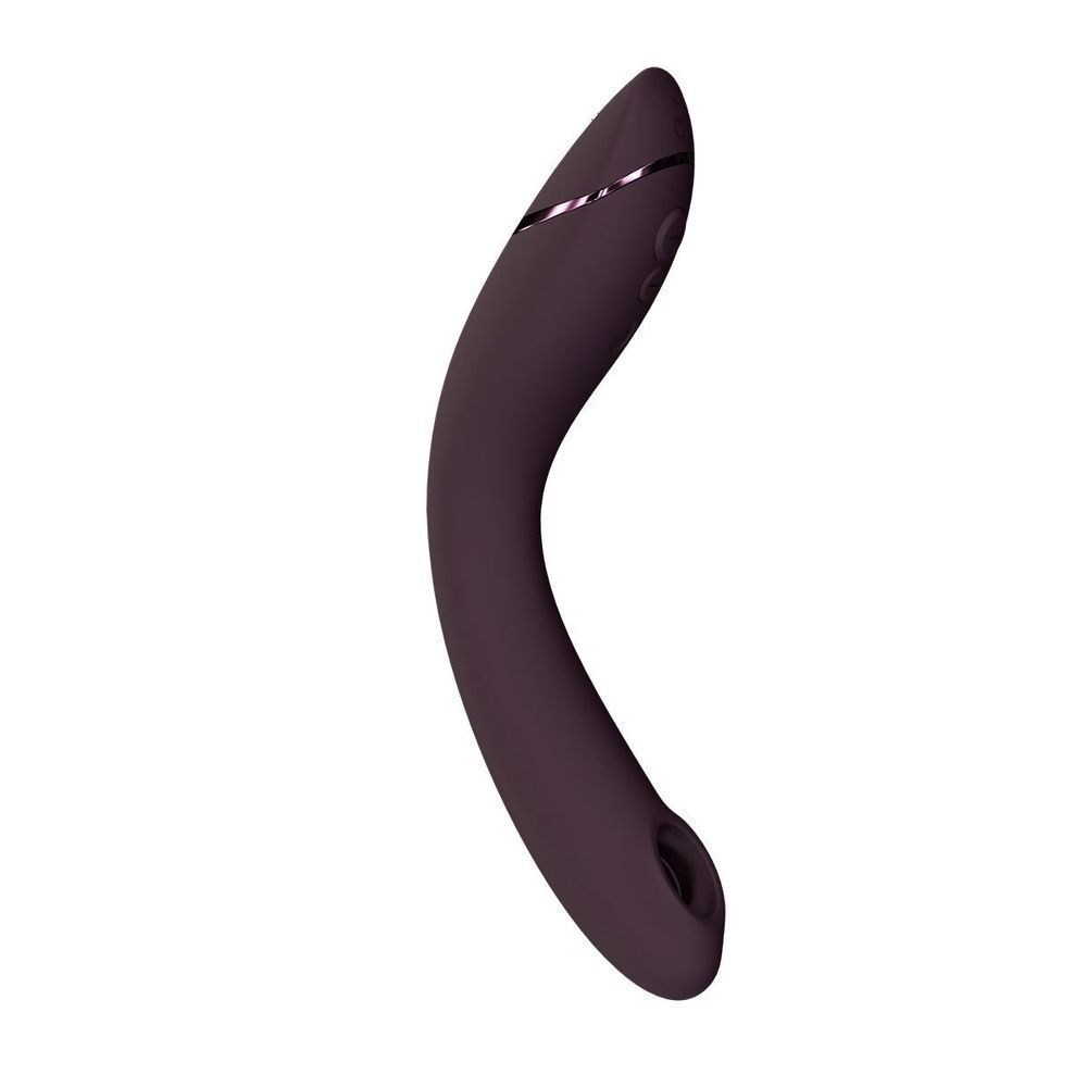 Вакуумний стимулятор для точки G та клітора з вібрацією Womanizer OG Aubergine, 12 рівнів, 3 режими SX0531 фото