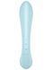 Двухсторонний вибратор-кролик Satisfyer Triple Oh Light Blue, 3 мотора, рукоятка-массажер SO7781 фото 3