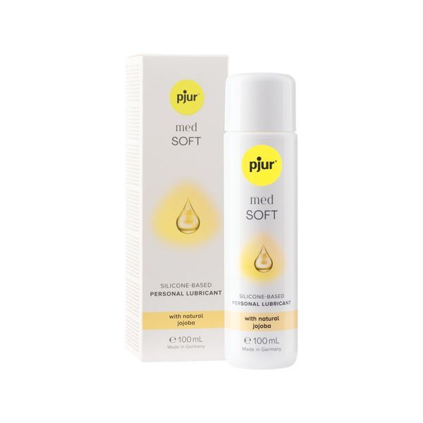 Силіконова змазка pjur MED Soft glide 100 мл з олією жожоба для дуже сухої та чутливої шкіри PJ12630 фото