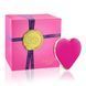 Вібратор-сердечко Rianne S: Heart Vibe Rose, 10 режимів, медичний силікон, подарункове паковання SO3874 фото
