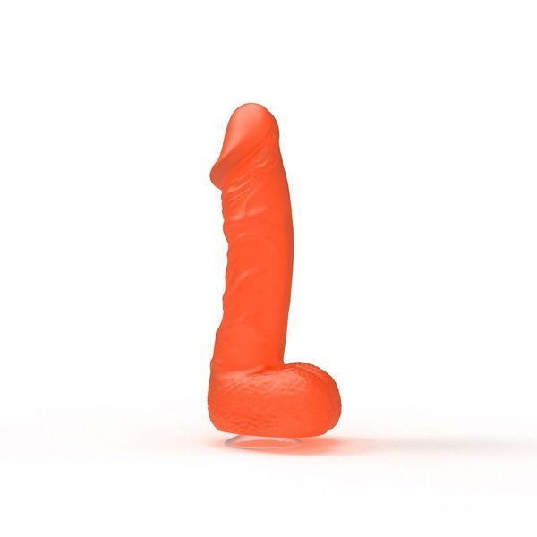 Крафтове мило-член з присоскою Чистий Кайф LARGE Orange, натуральне SX2317 фото