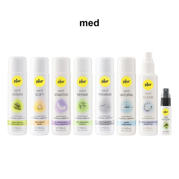 Лубрикант на водной основе pjur MED Natural glide 100 мл специально для сухой и чувствительной кожи PJ10850 фото