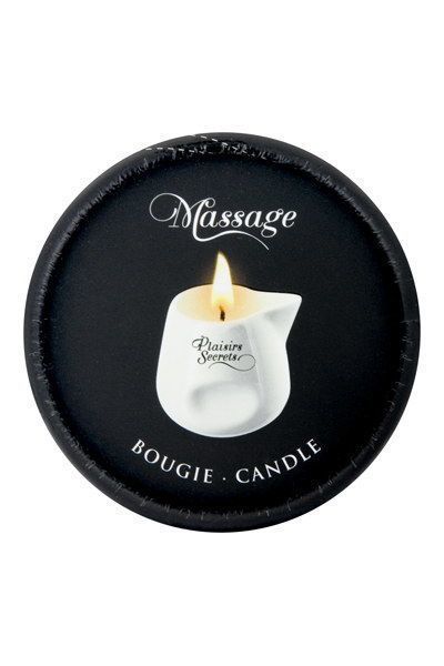 Массажная свеча Plaisirs Secrets Ylang Patchoul (80 мл) подарочная упаковка, керамический сосуд SO1857 фото