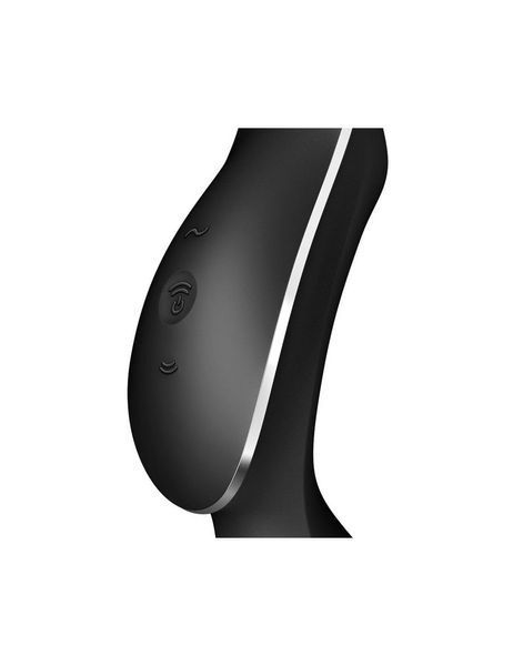 Вакуумный стимулятор с вибрацией Satisfyer Curvy Trinity 2 Black SO6085 фото