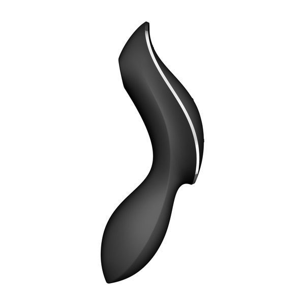 Вакуумный стимулятор с вибрацией Satisfyer Curvy Trinity 2 Black SO6085 фото