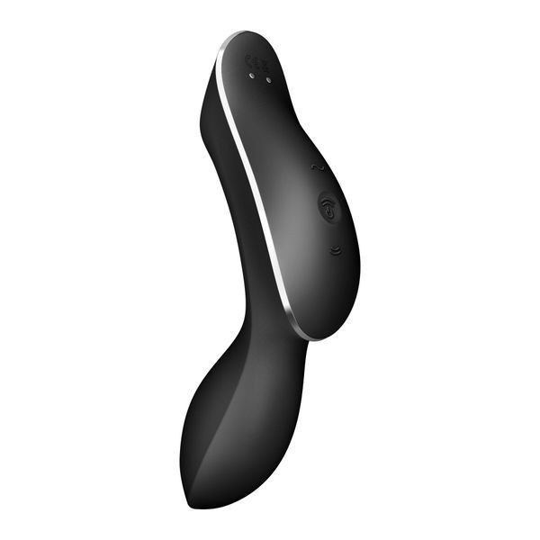 Вакуумный стимулятор с вибрацией Satisfyer Curvy Trinity 2 Black SO6085 фото