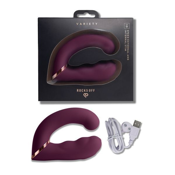 Вибратор Rocks Off Variety Burgundy SX2684 фото
