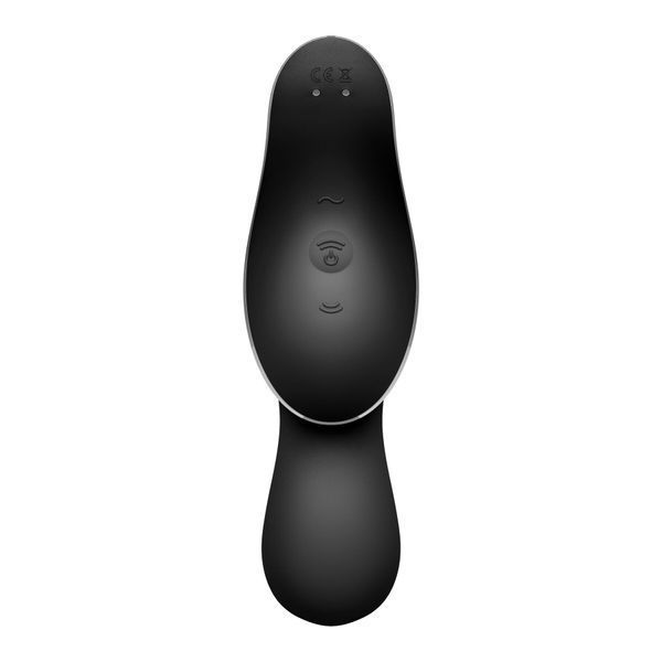 Вакуумный стимулятор с вибрацией Satisfyer Curvy Trinity 2 Black SO6085 фото